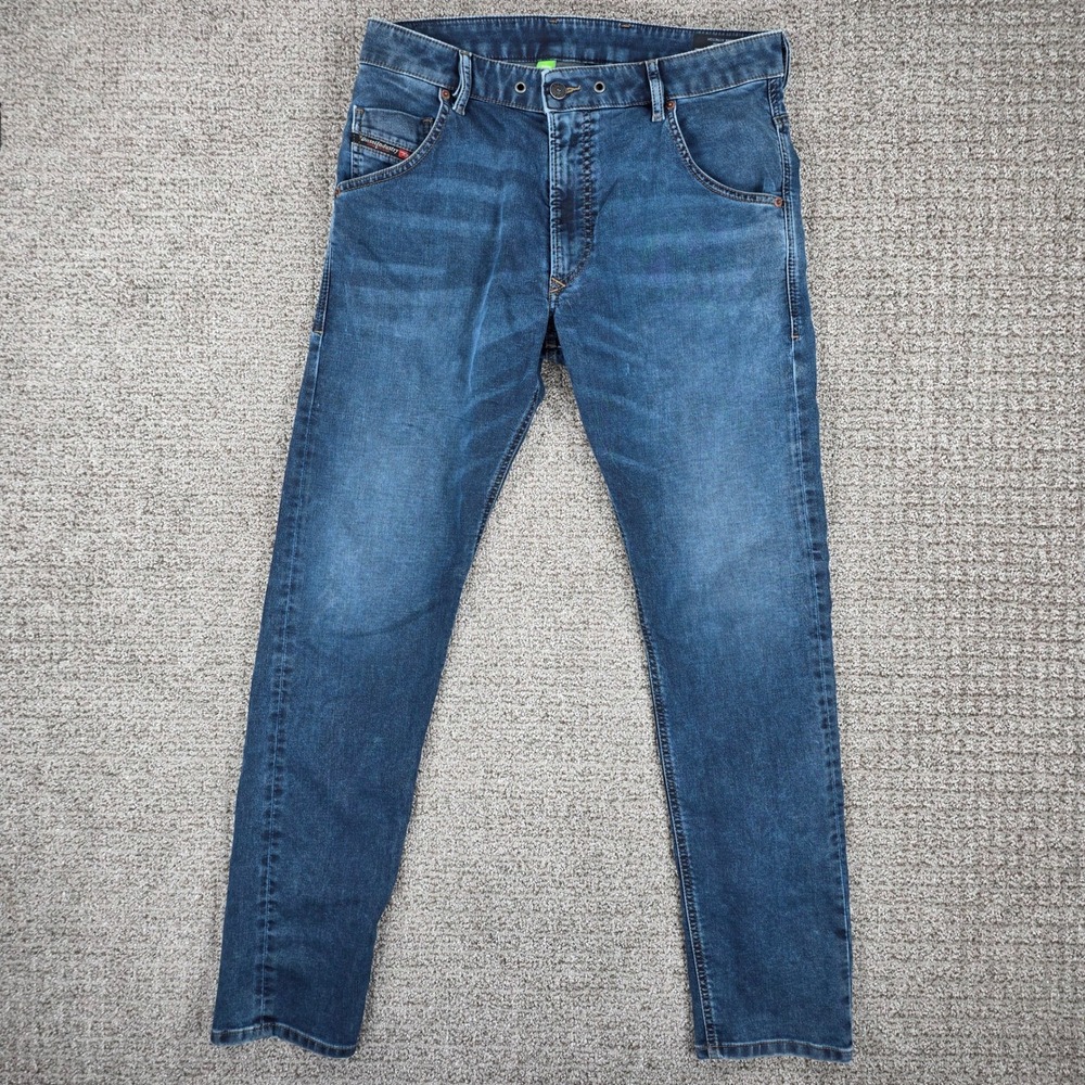 Diesel Krooley Jogg Tapered Jeans Mens W30 L32 Blue Stretch‎ Denim